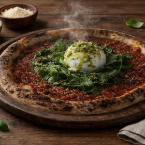 Napoliten büyük boy burrata peynirli