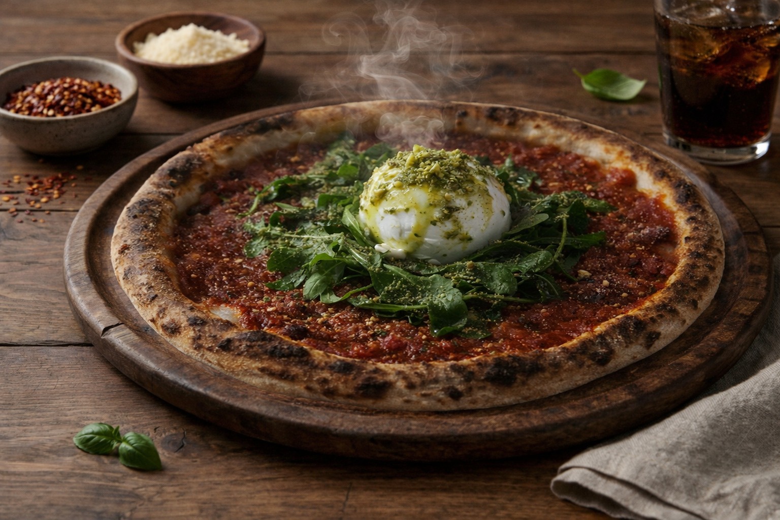 Napoliten büyük boy burrata peynirli